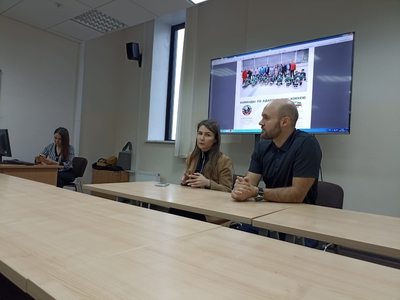 Встреча студентов с Президентом Центра развития адаптивного спорта в РТ (следж-хоккей) Ангелиной Садриевой