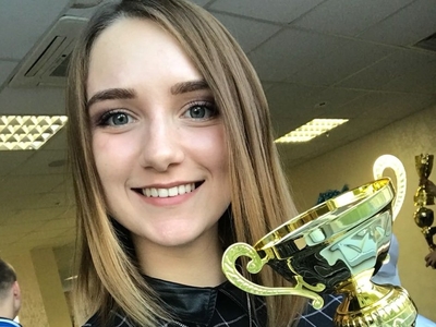 Anastasia Halina is the winner of the competition of scientific reports on the Festival of sport universities of Russia