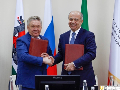 Sports universities of Tatarstan and Azerbaijan signed a cooperation agreement