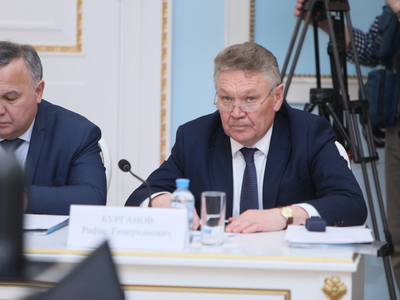 Rafis Burganov spoke at a meeting of the Board of the Russian Ministry of Sports