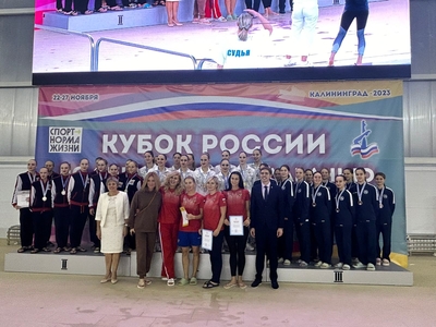  Russian Synchronised Swimming Cup: University student on the podium