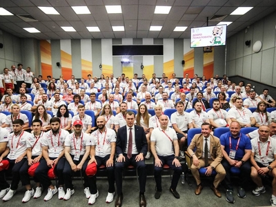 Поздравление Министра спорта России Михаила Дегтярева с 50-летием Поволжского университета 