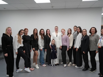 Meeting a champion: inspiration for young athletes
