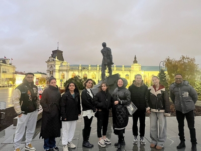 Cultural Exchange: Foreign Students Visit Kazan Kremlin