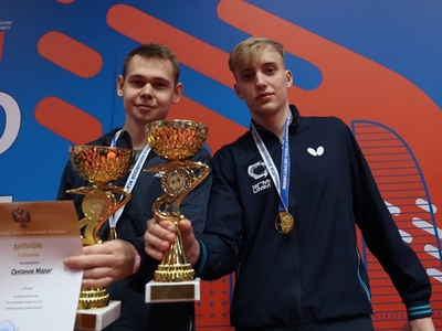 Студент Поволжского стал победителем первенства России по настольному теннису