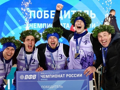 ВЫПУСКНИК КАФЕДРЫ - ПОБЕДИТЕЛЬ ЧЕМПИОНАТА РОССИИ ПО ВОЛЕЙБОЛУ НА СНЕГУ
