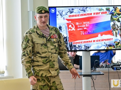 Студенты пообщались со спортсменами – участниками Специальной Военной Операции