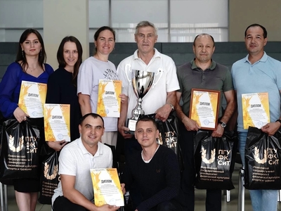 ЧЕМПИОНЫ III СПАРТАКИАДЫ НА КУБОК РЕКТОРА ФГБОУ ВО «ПОВОЛЖСКИЙ ГУФКСИТ» СРЕДИ ПРОФЕССОРСКО- ПРЕПОДАВАТЕЛЬСКОГО СОСТАВА И СОТРУДНИКОВ