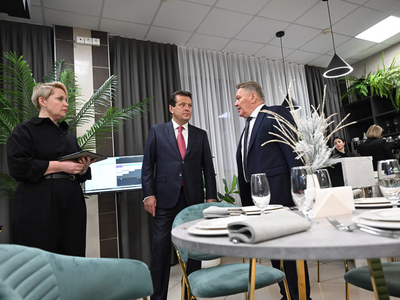 Ильсур Метшин осмотрел учебный ресторан в Поволжском университете